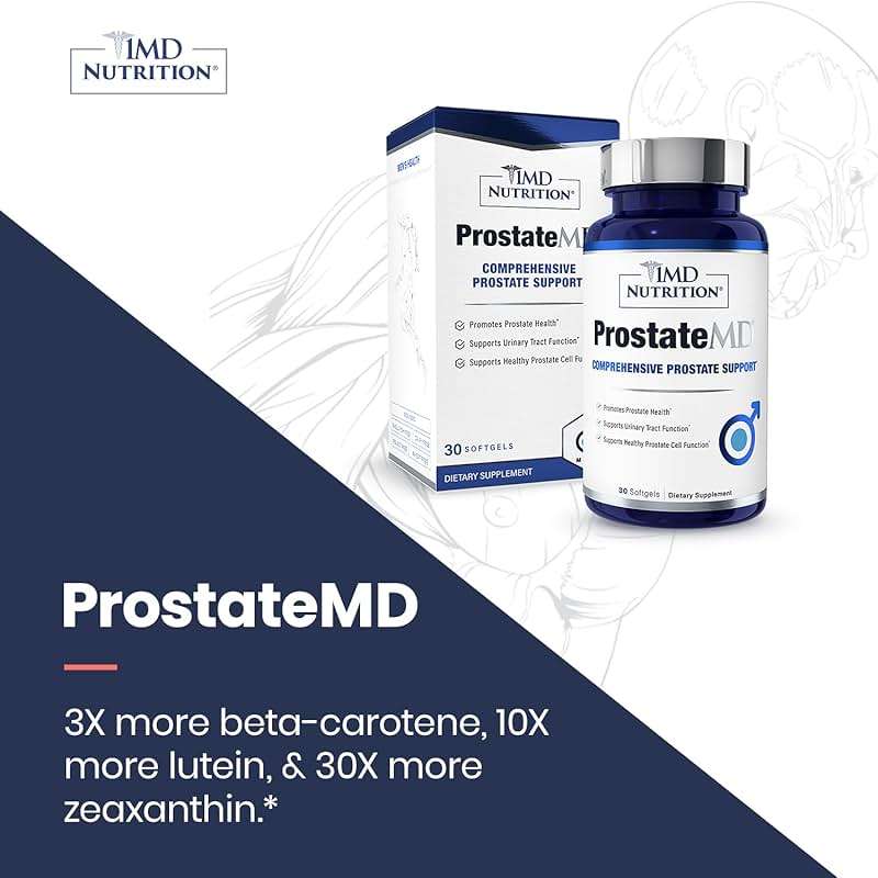 1MD Nutrition ProstateMD Saw Palmetto Prostate Support Supplement - Support for Urinary Tract and Frequent Bathroom Urges | 60 Softgels (2-Pack) - Image 3