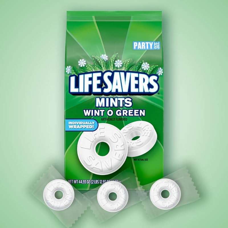 Mars Lifesavers Wint-O-Green Breath Mints Hard Candy, 44.93 Oz - Image 3