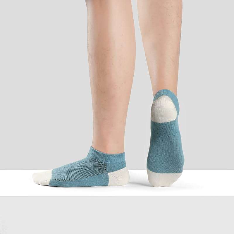 Mottee&Zconia Ankle Low Cut Socks for Men/Women Short Cotton Casual Anti-Skid Moisture Wicking Socks - Image 2