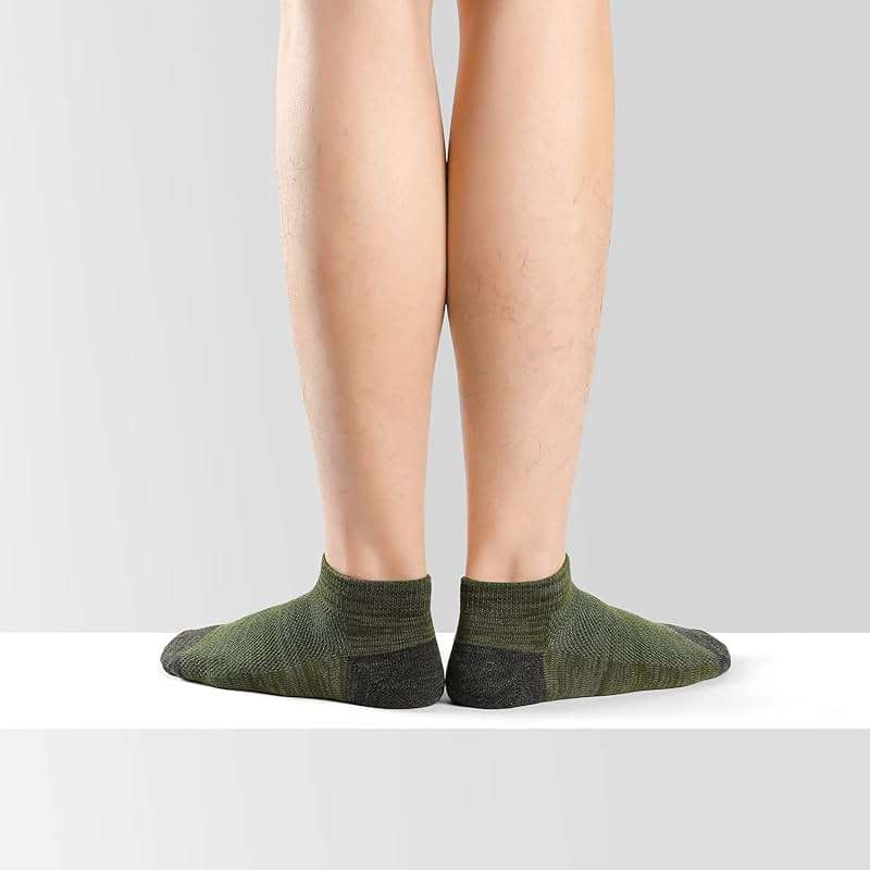 Mottee&Zconia Ankle Low Cut Socks for Men/Women Short Cotton Casual Anti-Skid Moisture Wicking Socks - Image 4