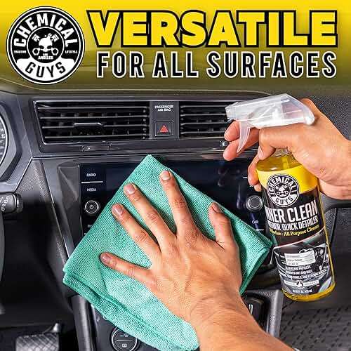 Chemical Guys SPI_663_1602 InnerClean Interior Quick Detailer and Protectant, Pineapple Scent, Safe for Cars, Trucks, SUVs, Jeeps, Motorcycles, RVs & More, 16 fl oz, 2 Pack - Image 8