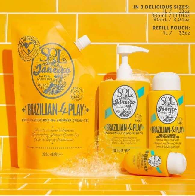 Sol de Janeiro Brazilian Play Body Wash | Moisturizing Shower Gel in Cheirosa 62 Scent - Image 7