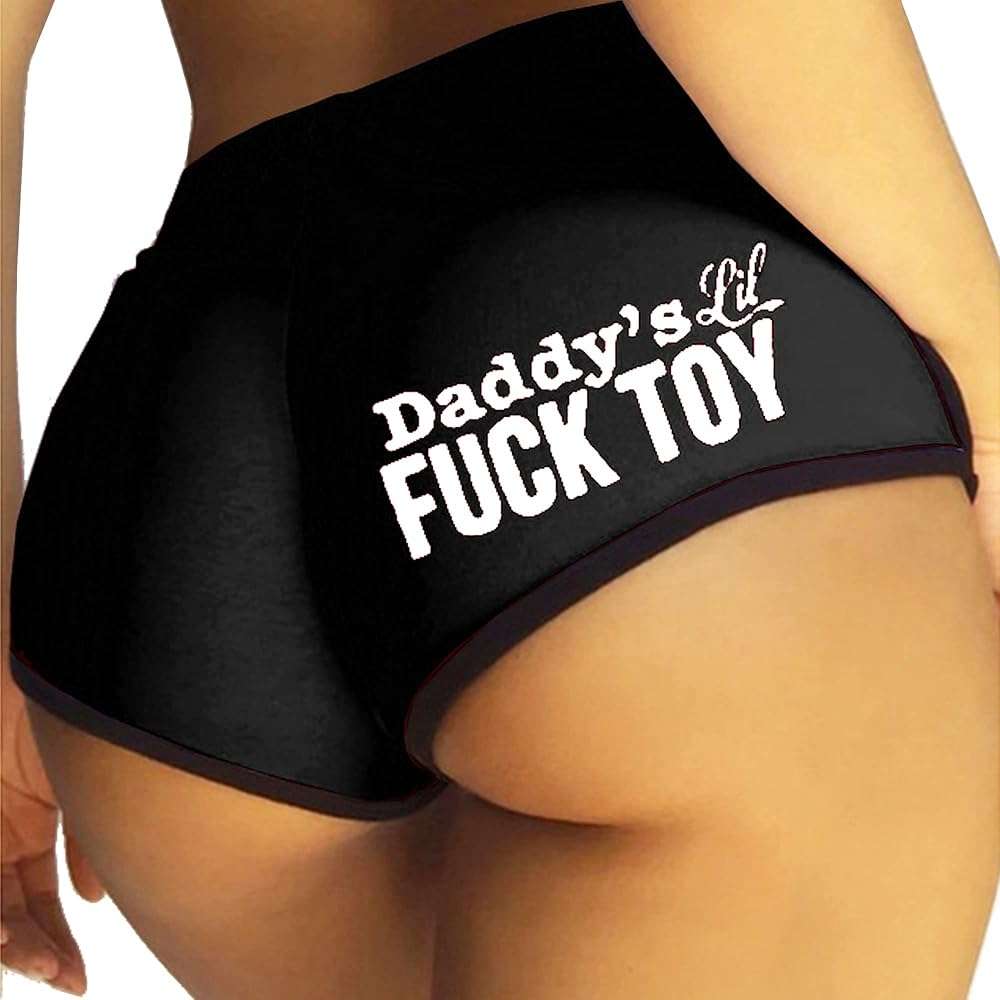Women Regular & Plus Size Yoga Booty Shorts Sexy Printed Sports Hot Pants Briefs - Image 1