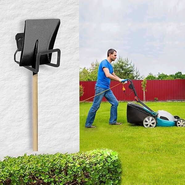 PeoMev Metal Garden Hose Holder - Heavy Duty Hose Hanger Wall Mounted Water Hose Holder for Outside Yard, Sturdy Hose Reel Hose Hooks for Water Hose, Extension Cords - Image 2