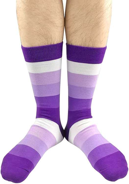 Men's Dress Socks Argyle Black Dress Fun Funny Colorful Novelty Crazy Patterned Sock Cotton Calf Bulk Packs Size 8-12 - Image 8