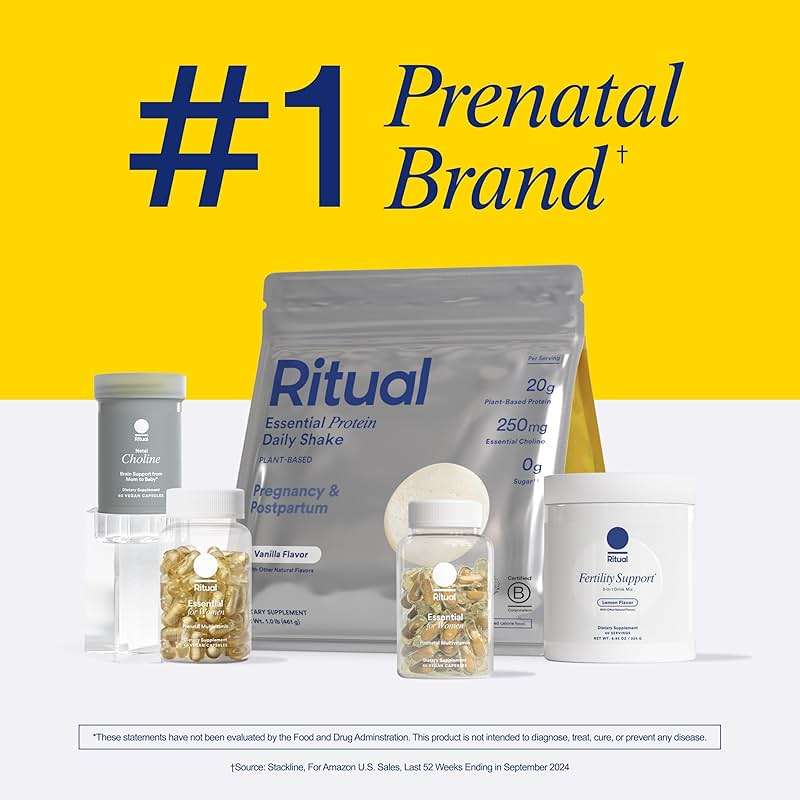 Ritual Prenatal Multivitamin For Women - Key Essential Vitamins and Minerals To Support Mom and Baby During Pregnancy* - Folate, Choline, Omega-3 DHA, Iron - Vegan - Citrus - 60 Capsules - 30 Servings - Image 8