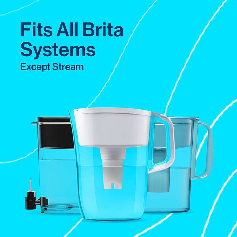 Brita Metro Small 6-Cup Water Filter Pitcher, WQA NSF/ANSI Certified, Mini-Fridge Friendly, Removes Chlorine Taste & Odor, Reduces Zinc, Copper & Mercury, 1 Standard Filter, Lasts 2 Months, White - Image 11