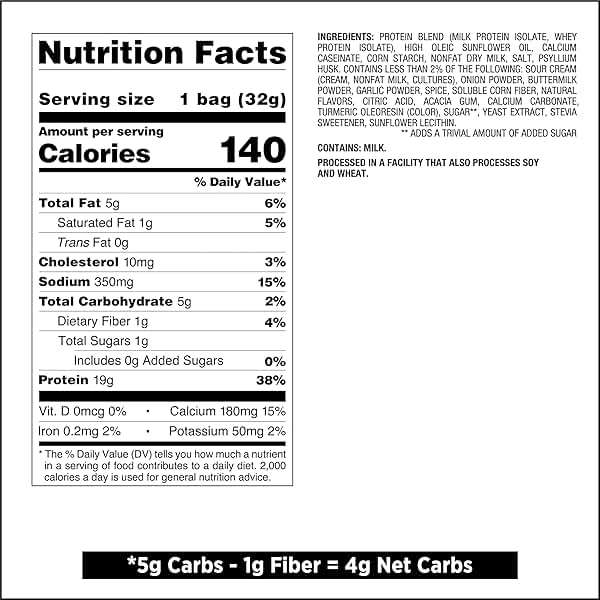 Quest Nutrition Protein Chips Variety Pack, BBQ, Cheddar & Sour Cream, Sour Cream & Onion, High Protein, Low Carb, 1.1 oz (Pack of 12) - Image 3