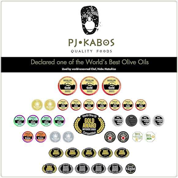 PJ KABOS Very High Phenolic (699 mg/kg), USDA Organic Greek Extra Virgin Olive Oil, Kosher, Greece, Cold Extracted, 16.9oz Bottle, Family Reserve Organic - Robust - Image 7
