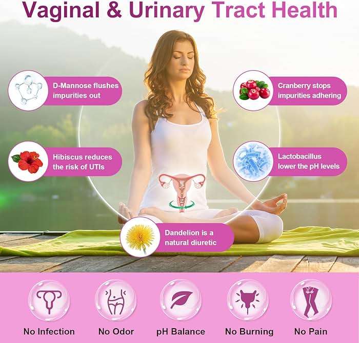 NATURE TARGET Probiotics for Women, 100 Billion CFUs Probiotic with Digestive Enzymes & Prebiotics, Vaginal Probiotics with Cranberry for Urinary Tract Health, pH Balance, 90 Veggie Capsules - Image 2