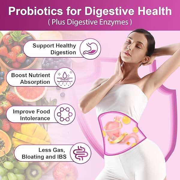 NATURE TARGET Probiotics for Women, 100 Billion CFUs Probiotic with Digestive Enzymes & Prebiotics, Vaginal Probiotics with Cranberry for Urinary Tract Health, pH Balance, 90 Veggie Capsules - Image 3