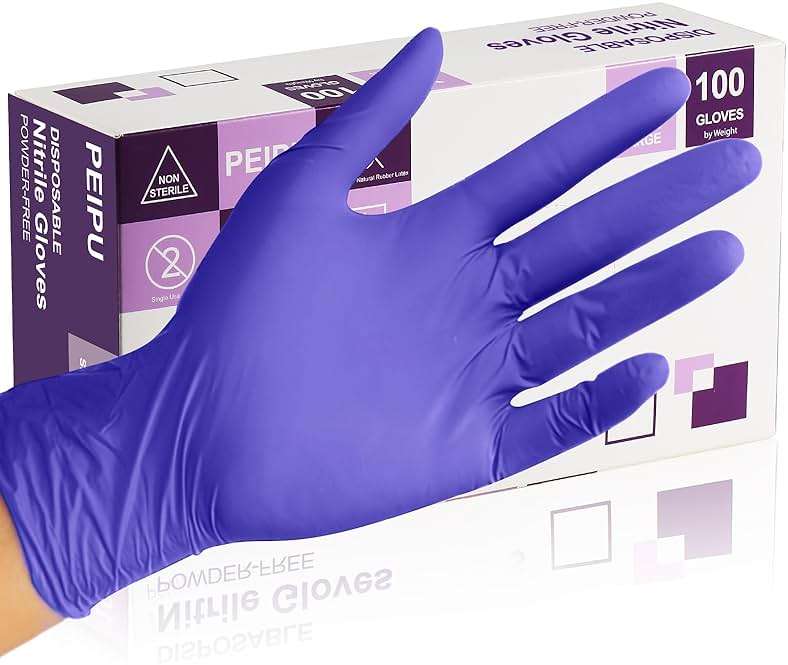 PElPU Nitrile Gloves, Disposable cleaning, Powder Free, Latex Free, Non-Sterile Protective Gloves - Image 1
