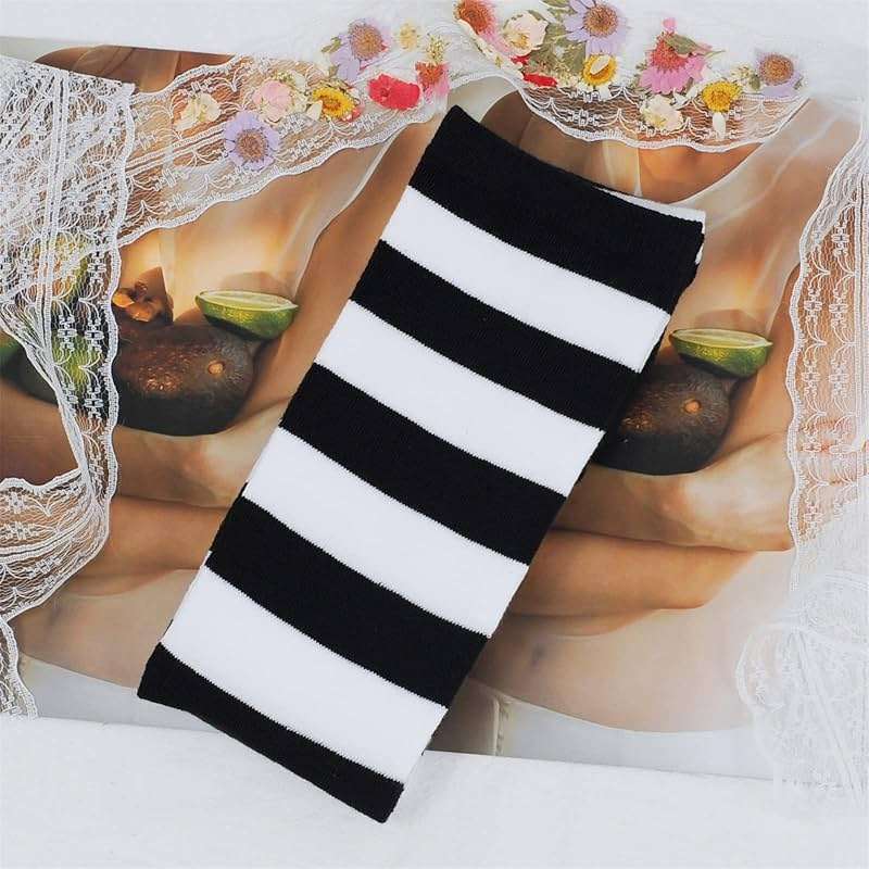 Intgoodluckycc Over The Knee Socks, Thigh High Socks for Women, Long Knee High Stockings - Image 4