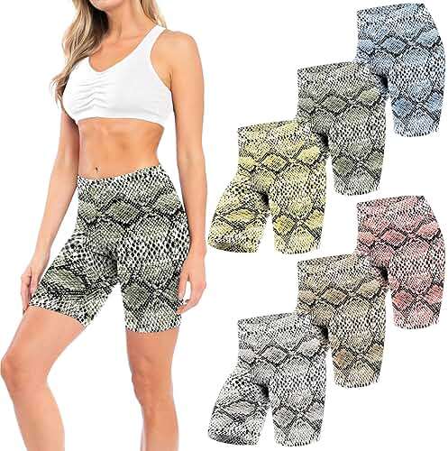 Sexy Basics Womens Ultra Soft Yoga Bike Short | Stretch Boxer Briefs | Multi Packs - Image 1