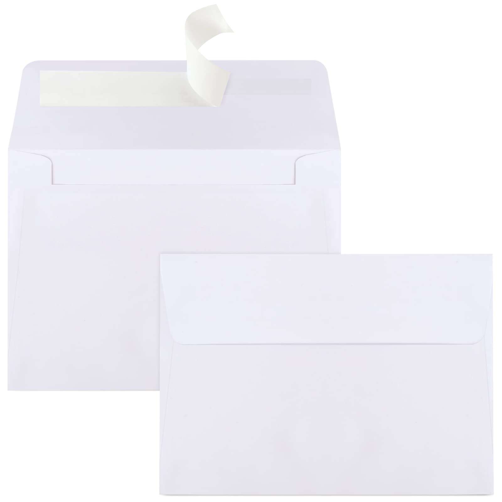 90 Packs A1 Envelopes, 3.625x5.125" Envelopes White, Small Envelope RSVP Envelope, Self Seal for Weddings, Photos, Postcards, Greeting Cards, Mailing - Image 1