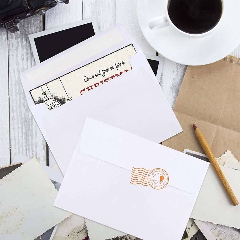 90 Packs A1 Envelopes, 3.625x5.125" Envelopes White, Small Envelope RSVP Envelope, Self Seal for Weddings, Photos, Postcards, Greeting Cards, Mailing - Image 2