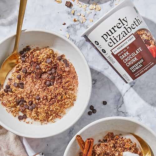 Purely Elizabeth Best Sellers Variety Pack Superfood Oatmeal Cups, Great for Overnight Oats, Gluten-Free, 2 Ounce (Pack of 12) - Image 6