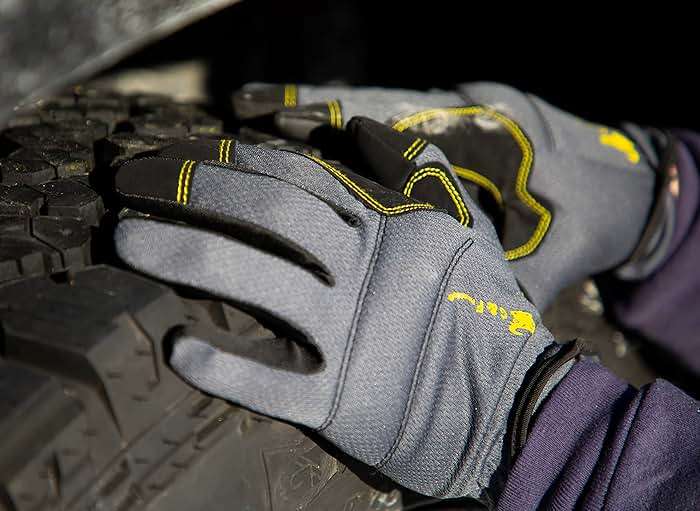 G & F Products unisex adult All Purpose Utility Work Gloves High Performance Mechanics Gloves assorted colors 3 Pair Value Pack, Black, Grey, Blue, X-Large Pack of US - Image 8