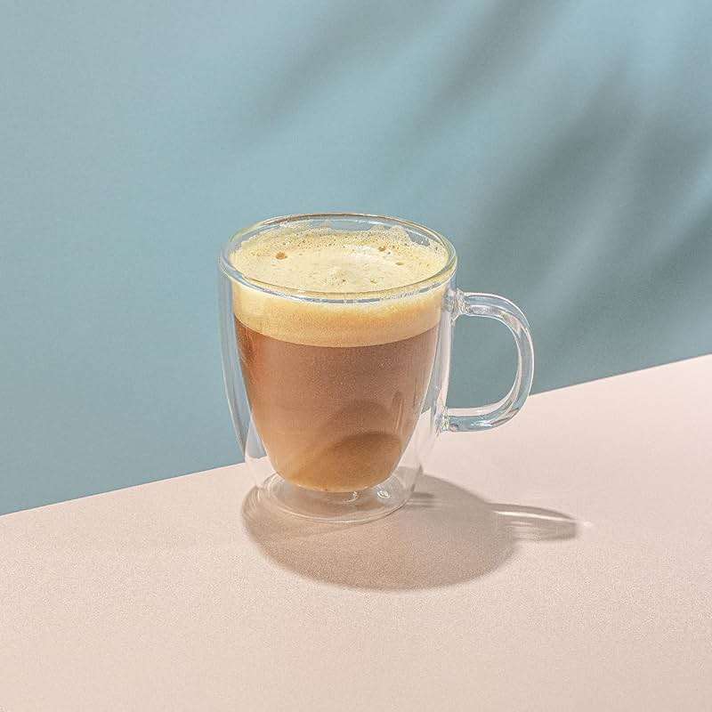 JoyJolt Savor Double Wall Insulated Glasses - Coffee Mugs (Set of 2) - 13.5-Ounces - Image 2