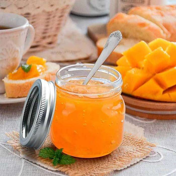 Lyellfe 12 Pack Wide Mouth Mason Jars, 16 Oz Short Glass Canning Jar with Airtight Lids, Food Safe Jam Spice Jar for Honey, Jelly, Wedding Favors, DIY Project, Dishwasher Safe - Image 2