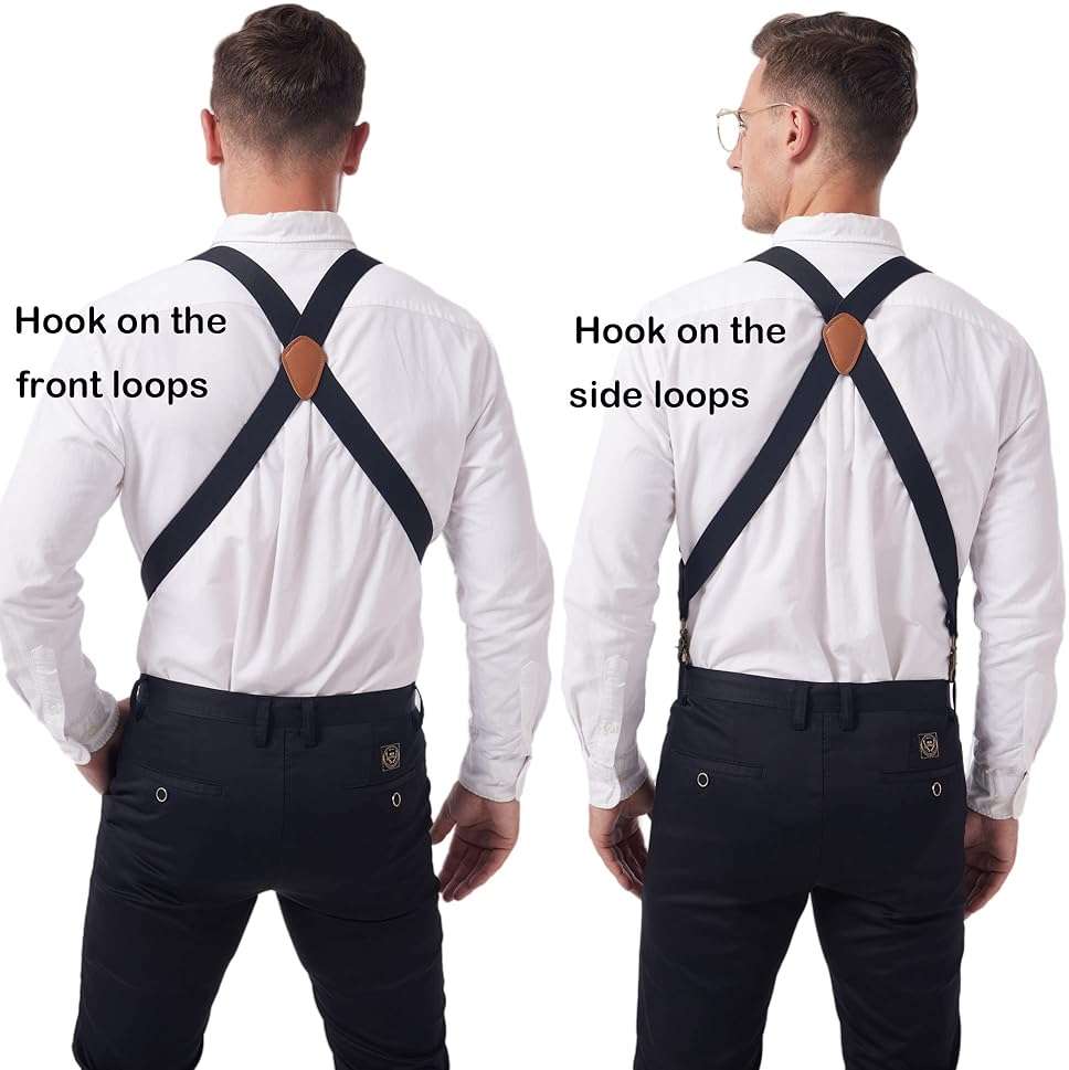 LazarsSpace Suspenders for Men Heavy Duty for Big and Tall - Image 5