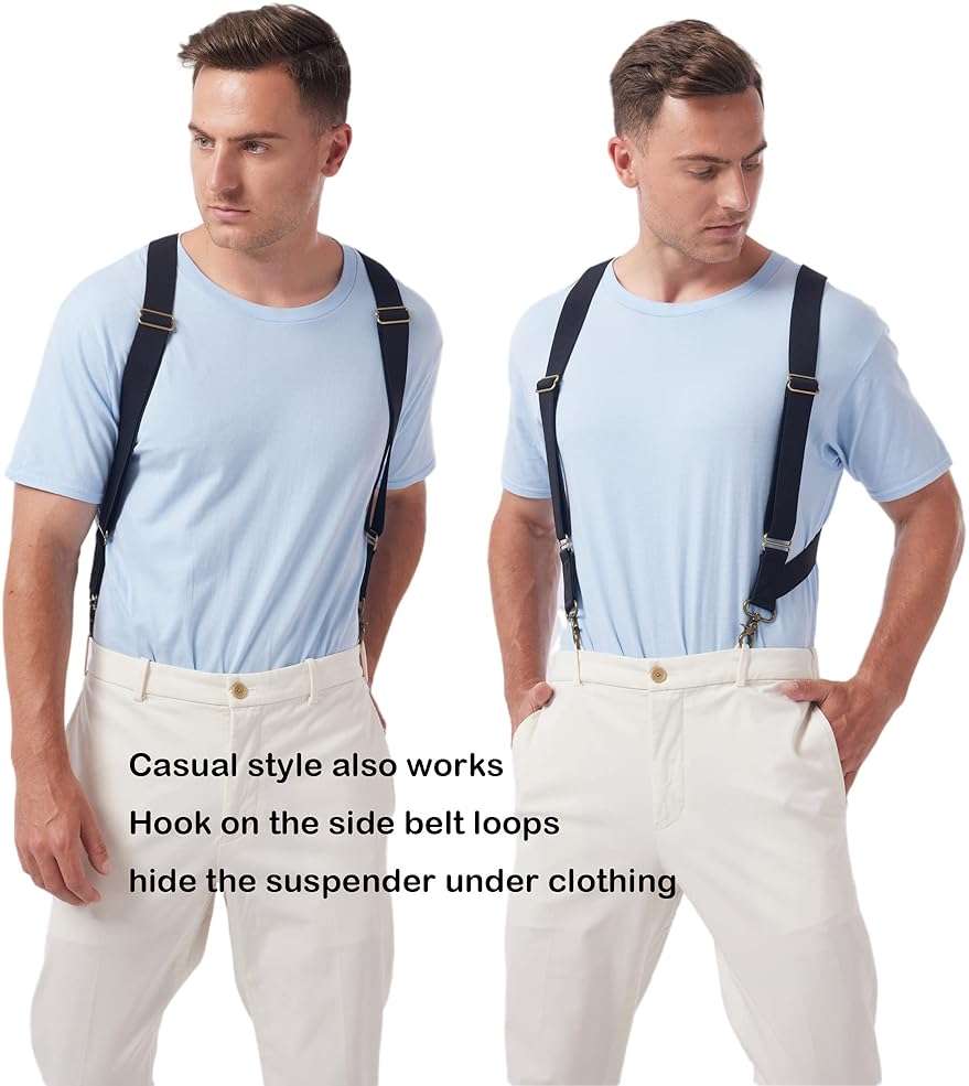 LazarsSpace Suspenders for Men Heavy Duty for Big and Tall - Image 7