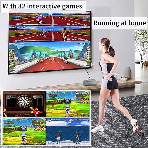 YRPRSODF TV Game Console Built in 100+ Gam ES, Video Game Machine with 2.4G Wireless Gamepad Somatosensory Control, USB Plug and Play, Kid & Adult Interactive& Puzzle Games,Grey - Image 3