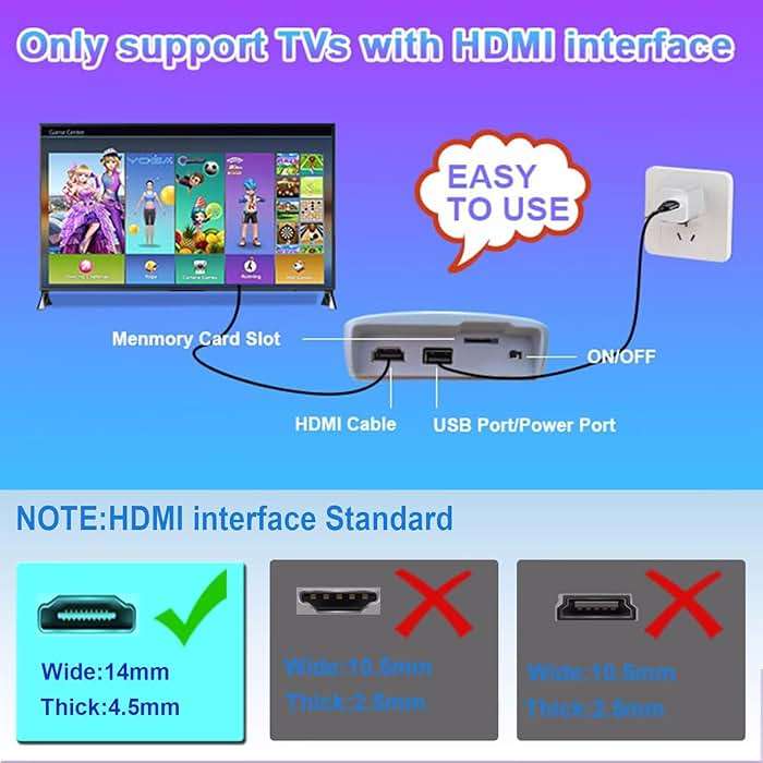 YRPRSODF TV Game Console Built in 100+ Gam ES, Video Game Machine with 2.4G Wireless Gamepad Somatosensory Control, USB Plug and Play, Kid & Adult Interactive& Puzzle Games,Grey - Image 5