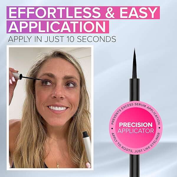 NYK1 CONCENTRATED Lash Serum For Eyelash Growth (XL - 8ml) LashForce Eyelash Serum To Grow Lashes Longer And Thicker - Eye Lash Enhancing Formula With Easy Application And Long Lasting Results - Image 6