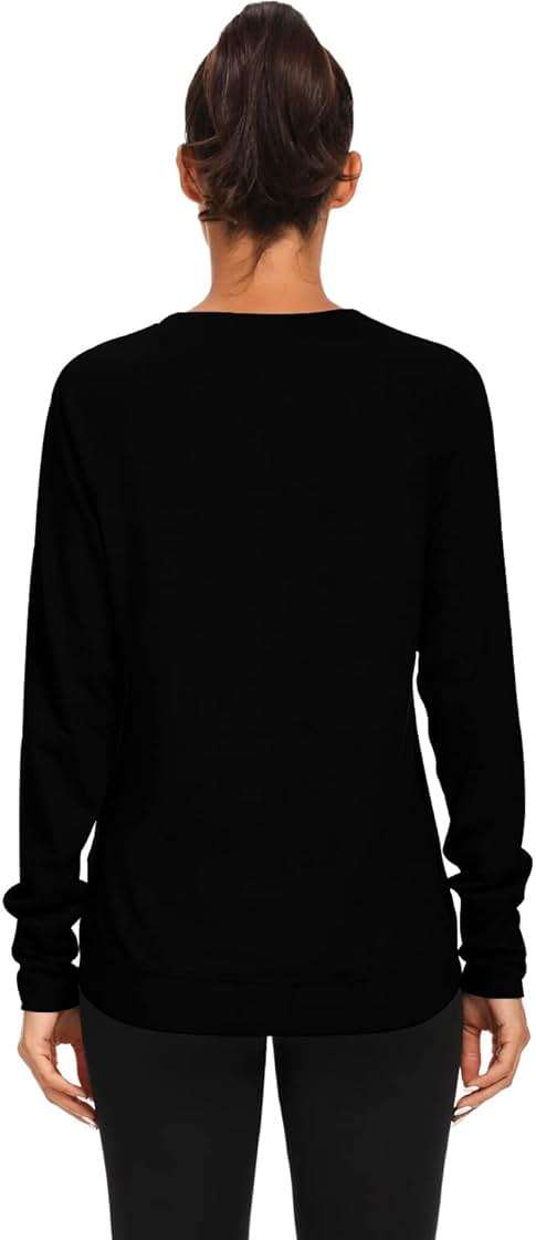 Muzniuer Womens Long Sleeve Workout Shirts-Long Sleeve Shirts for Women Yoga Sports Running Shirt Workout Top - Image 2