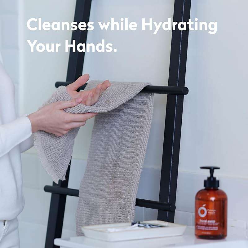 ORANGE HOUSE Natural Liquid Hand Soap, Food-Grade Orange Oil Moisturizing Hand Wash, Plant-Based & Hypoallergenic, Gentle on Skin, Non-Toxic Citrus Scented Soap, 12 Fl Oz (6 Pack) - Image 5