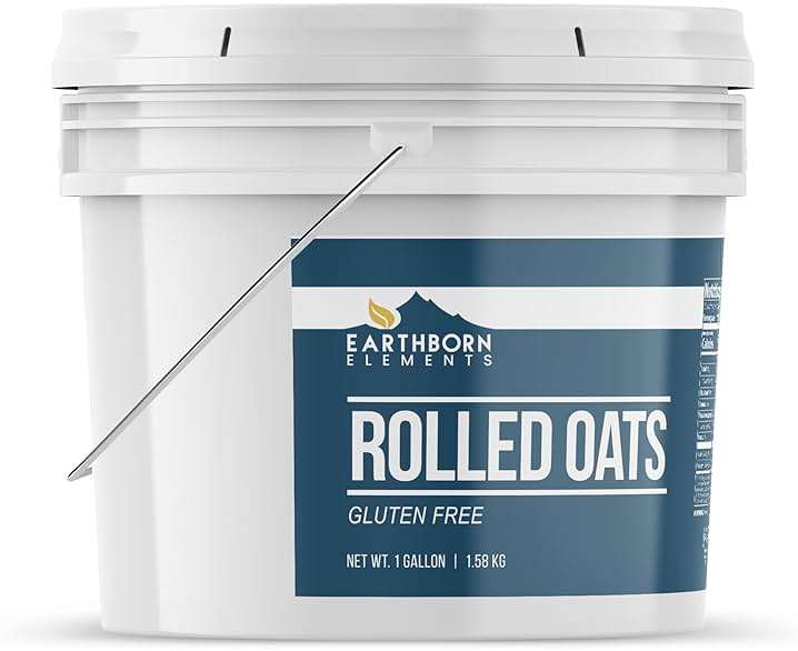Earthborn Elements Gluten Free Rolled Oats 1 Gallon, Old Fashioned Oats, Bulk Size - Image 3