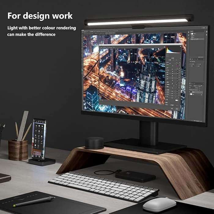 XIAOMI Mi Computer Monitor Light Bar - Wireless Control, Easy Installation, Extra Computer Lighting w/o Taking Desktop Space, No More Glare - Image 3
