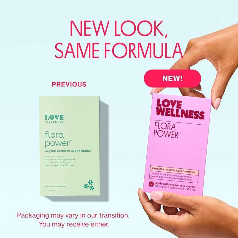 Love Wellness Flora Power | Vaginal Probiotic Suppositories with Vitamin C | Supports pH Balance & Vaginal Health | Fragrance-Free, Non-GMO & Paraben-Free | 10 Count - Image 2