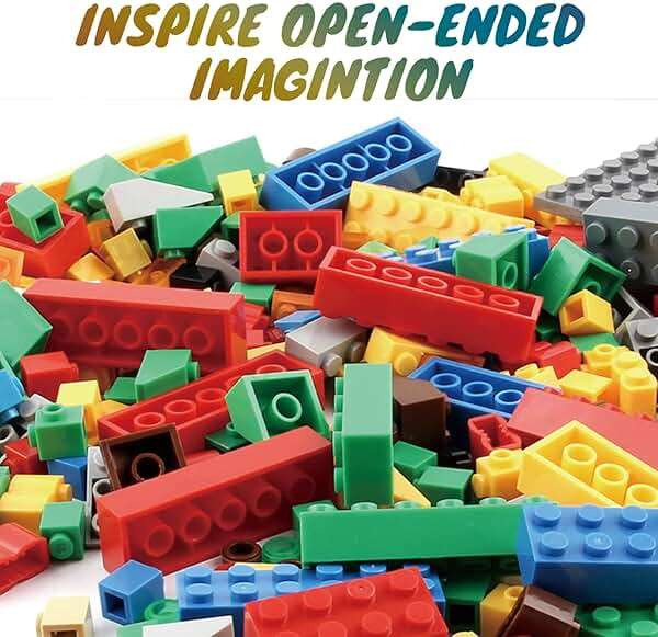 HUIZDQ 1500 Pieces Building Bricks, Classic Bulk Small Blocks, Classic Bricks Set Basic Building Blocks Compatible with All Major Brands - Image 3