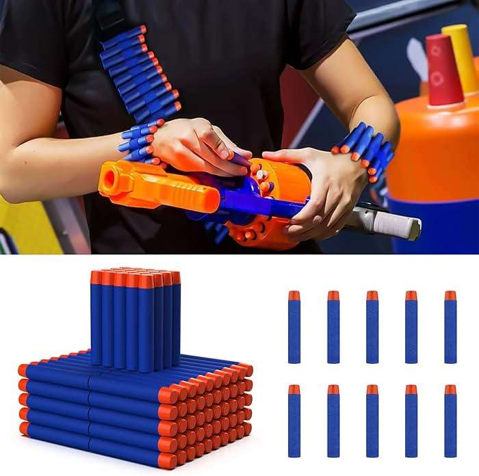 Tudaymol Nerf Bullets 500 Official Dart for Nerf N-Elite Series Refill Darts Foam Bullets Ammo Packs - Compatible with All Elite Blaster - Image 7