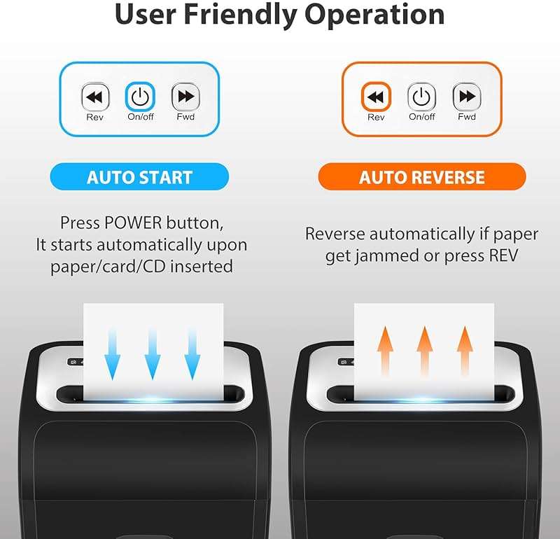 VidaTeco 14-Sheet Micro Cut Paper Shredder for Home Office Heavy Duty, 60-Min Runtime, Jam Proof with US Patented Cutter, Quiet Shredder for CD/Credit Card/Staples/Clips, 5.3-Gallon Pullout Bin, ETL - Image 7