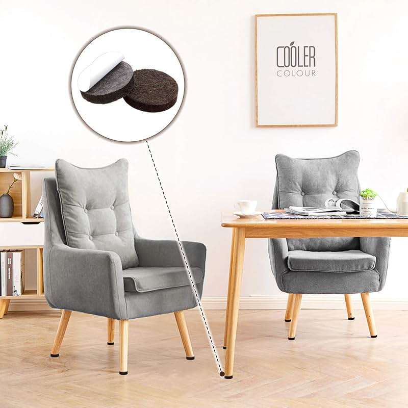 Yelanon Felt Furniture Pads for Hardwood Floors -216 Pcs Premium Felt Pads for Chair Legs, Floor Protectors for Furniture, Beige & Brown - Image 2