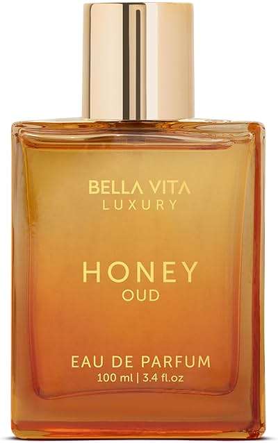 Bellavita Luxury Honey Oud Eau de Parfum | 100 ml (3.4 fl.oz.) | Perfume for Men and Women | Sweet Honey, Bergamot, Oud, and Amber Notes | Women's Day Special - Image 1
