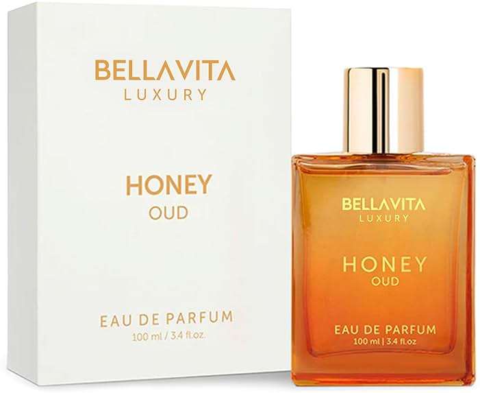Bellavita Luxury Honey Oud Eau de Parfum | 100 ml (3.4 fl.oz.) | Perfume for Men and Women | Sweet Honey, Bergamot, Oud, and Amber Notes | Women's Day Special - Image 7