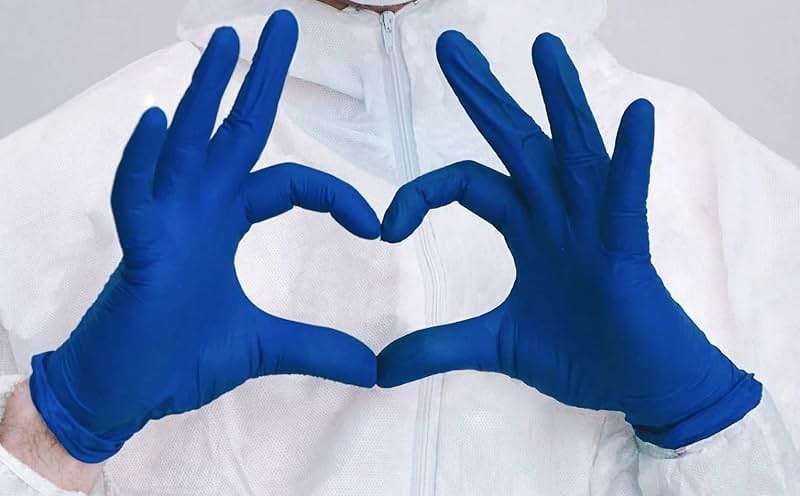 Inspire Nitrile Exam Gloves | The Original Quality Stretch Nitrile Cobalt Blue | 4.5 Gloves Disposable Latex Free Medical EMT - Image 6