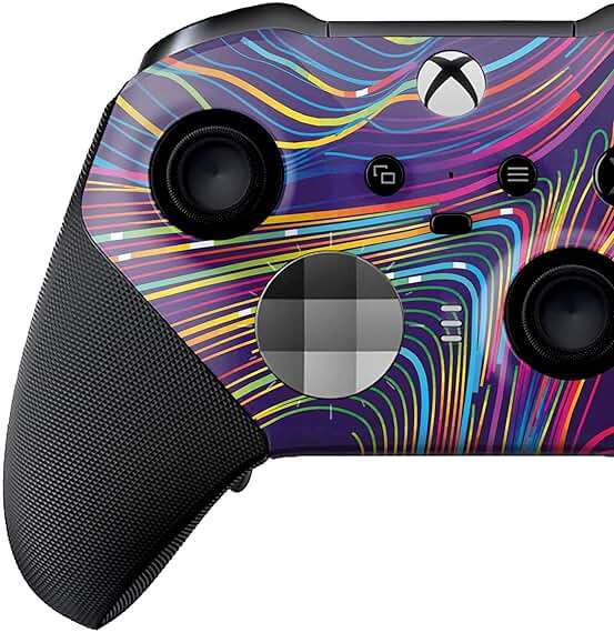 Moving Abstract Customised Wireless Controller for Elite by BCB. Original Elite Series 2 Controller Compatible with X-box One/Series X & S. Customized with Water Transfer Printing (Not a Skin) - Image 3