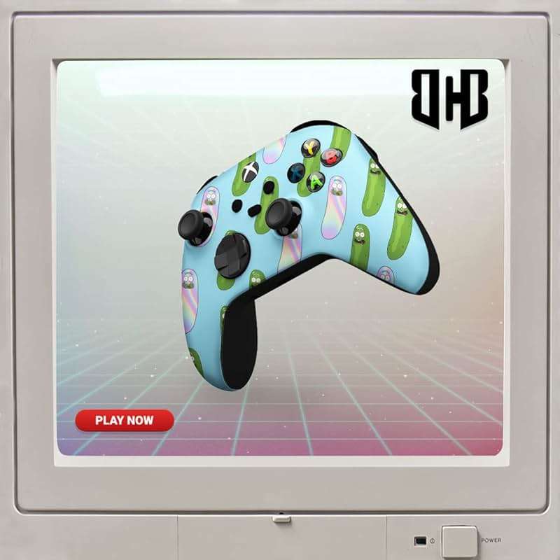 Customised Wireless Controller by BCB. Original X-box Controller Compatible with X-box One/Series X & S Console. Customized with Water Transfer Printing (Not a Skin) - Image 6