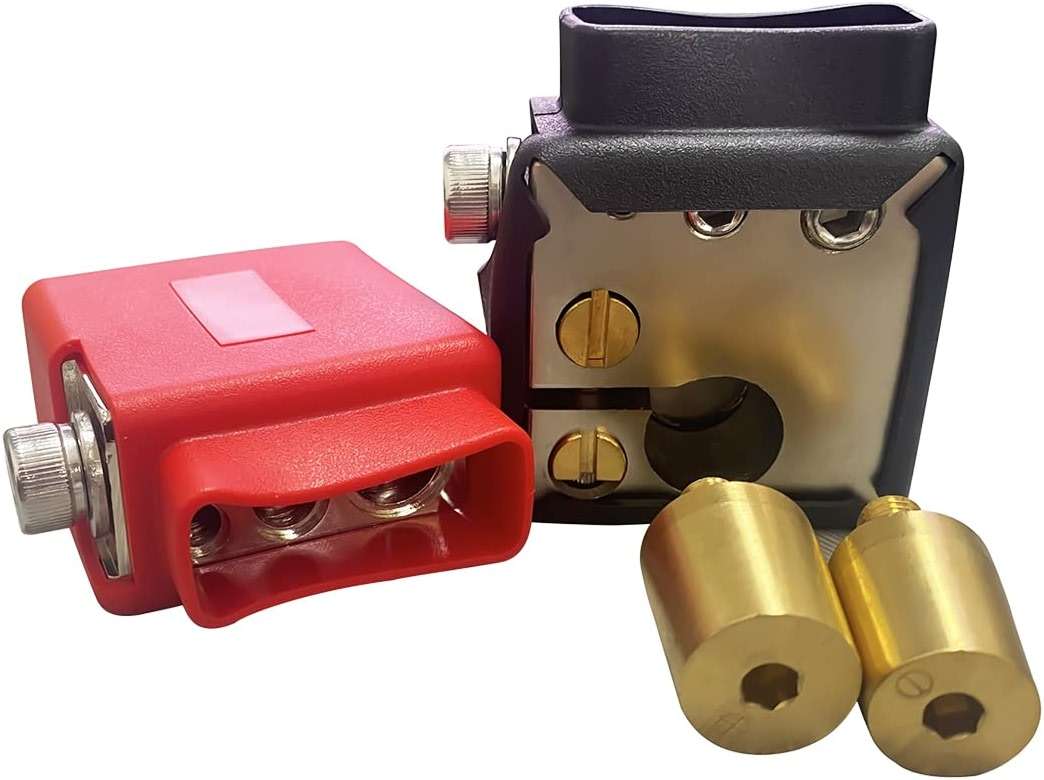 C CLINK 0/4/8/ Gauge AWG Positive & Negative Battery Terminal Square Appearance with Top Post Adapter (1 Pair) - Image 3