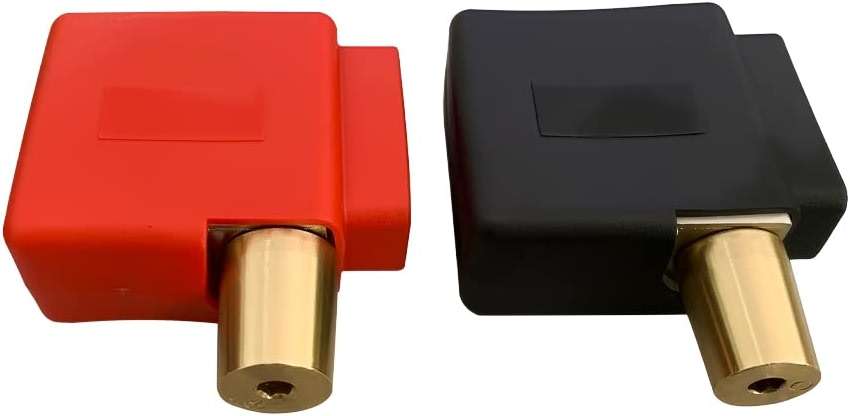 C CLINK 0/4/8/ Gauge AWG Positive & Negative Battery Terminal Square Appearance with Top Post Adapter (1 Pair) - Image 5