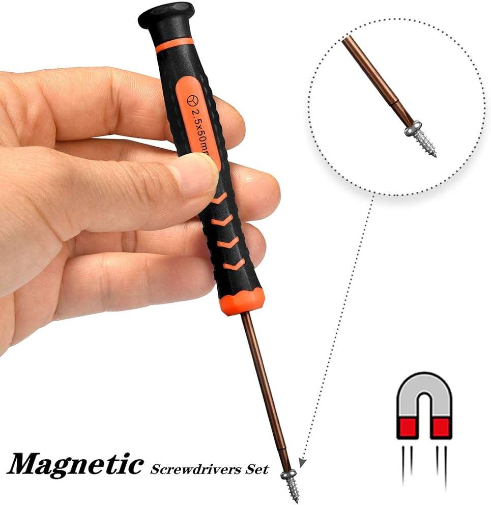 Triwing Screwdriver Set, TECKMAN 4 in 1 Tripoint Screwdriers Repair Kit with 2.0 2.5 3.0 Triwing and Ph00 Phillips Screwdrivers for Nintendo Wii/Gameboy Advance/Gamecube/Switch/Joycon/DS/3DS/NDS/DSi - Image 4