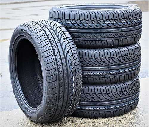 Set of 4 (FOUR) Fullway HP108 All-Season Truck/SUV High Performance Radial Tires-235/55R17 235/55ZR17 235/55/17 235/55-17 103W Load Range XL 4-Ply BSW Black Side Wall UTQG 380AA - Image 3