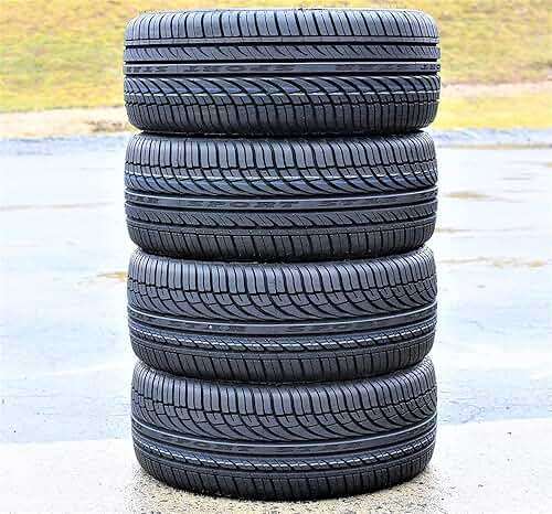 Set of 4 (FOUR) Fullway HP108 All-Season Truck/SUV High Performance Radial Tires-235/55R17 235/55ZR17 235/55/17 235/55-17 103W Load Range XL 4-Ply BSW Black Side Wall UTQG 380AA - Image 4