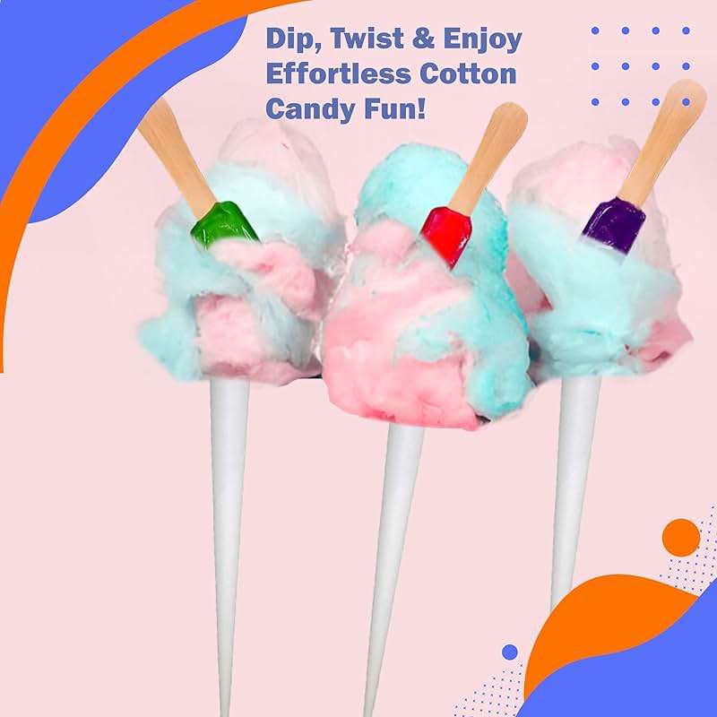 Eco Craft Stix Cotton Candy Floss Sugar -2pk Cotton Candy Floss Sugar (Pink Vanilla and Blue) Brand Name, 2 Pack - Image 4