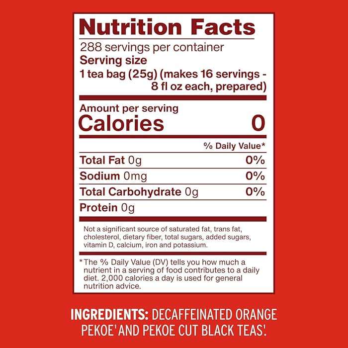 Luzianne Unsweetened Decaffeinated Iced Tea Bags, Gallon Size, 18ct Box, (Pack of 4) - Image 4